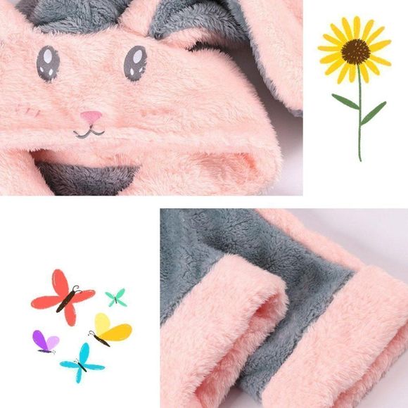 Easter Bunny Plush Pajama Set | Rabbit Night Dress - Picture 6 of 7